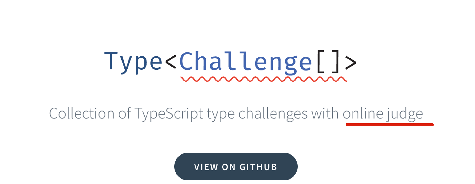 TypeScript类型挑战