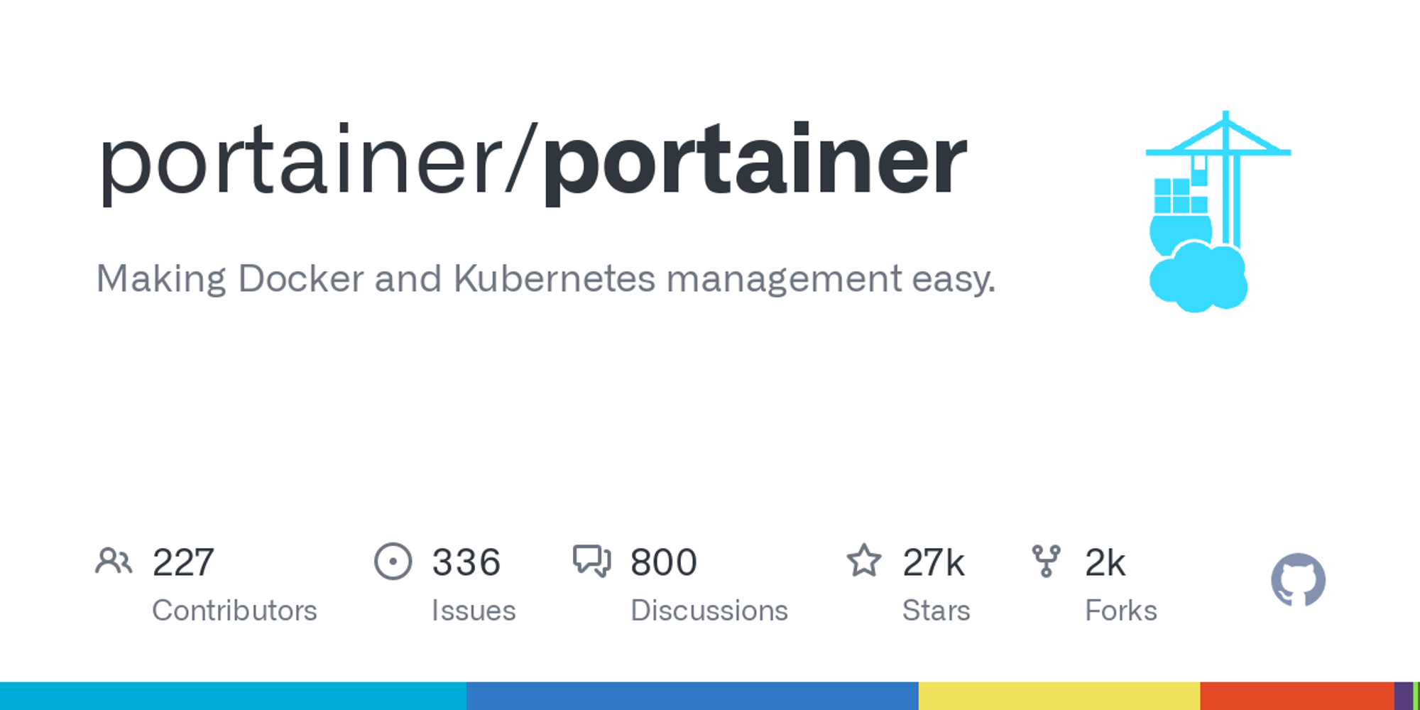 GitHub - portainer/portainer: Making Docker and Kubernetes management easy.
